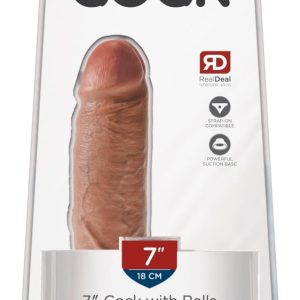 King Cock Naturdildo 17,8 cm - Realistischer Dildo Tan