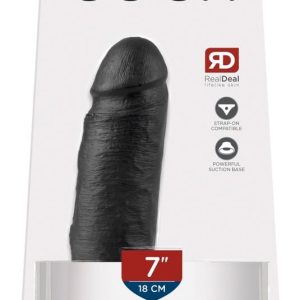 King Cock Naturdildo 17,8 cm - Realistischer Dildo Dark