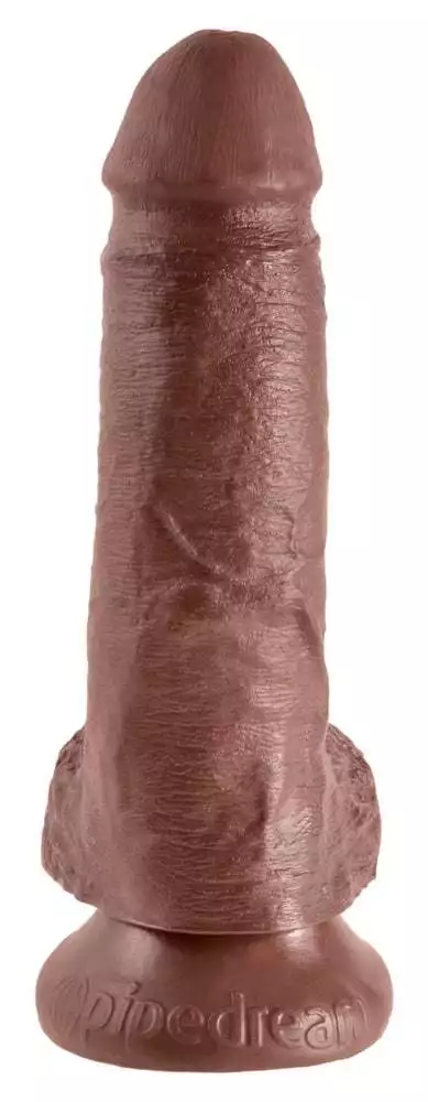 King Cock Naturdildo 17,8 cm - Realistischer Dildo Brown King Cock Naturdildo 17,8 cm - Realistischer Dildo Brown