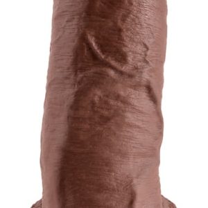 King Cock Naturdildo mit Saugfuß und Strap-on-Kompatibilität Brown