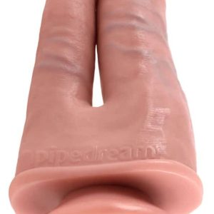 King Cock Doppelpenetration, Naturdildo mit Saugfuß und Strap-on-Kompatibilität