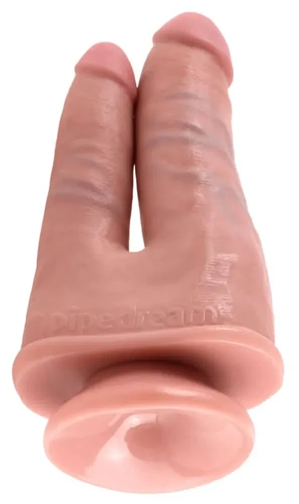 King Cock Doppelpenetration, Naturdildo mit Saugfuß und Strap-on-Kompatibilität