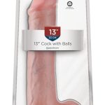 King Cock Naturdildo XXL mit Saugfuß und Strap-on-Kompatibilität