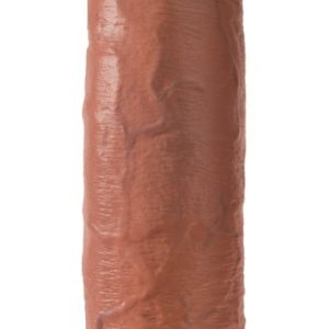 King Cock XXL Naturdildo mit Saugfuß und Strap-on-Kompatibilität Tan