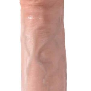 King Cock Naturdildo 11" - Realistischer Dildo mit Saugfuß und Strap-on-Kompatibilität Light