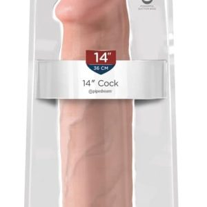 King Cock Naturdildo mit Saugfuß und Strap-on-Kompatibilität