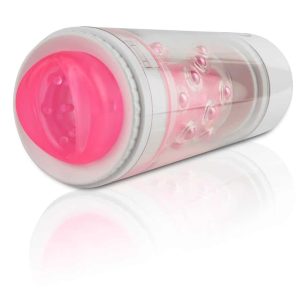 Pipedream Extreme Toyz - Rotierender Masturbator mit 7 Modi und Richtungswechsel Transparent/Pink/Weiß