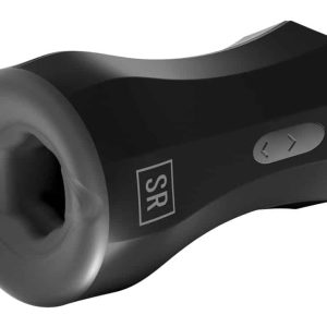 Sir Richard's Control Turbo Stroker - Masturbator mit Vibration und Heizfunktion Schwarz/grau