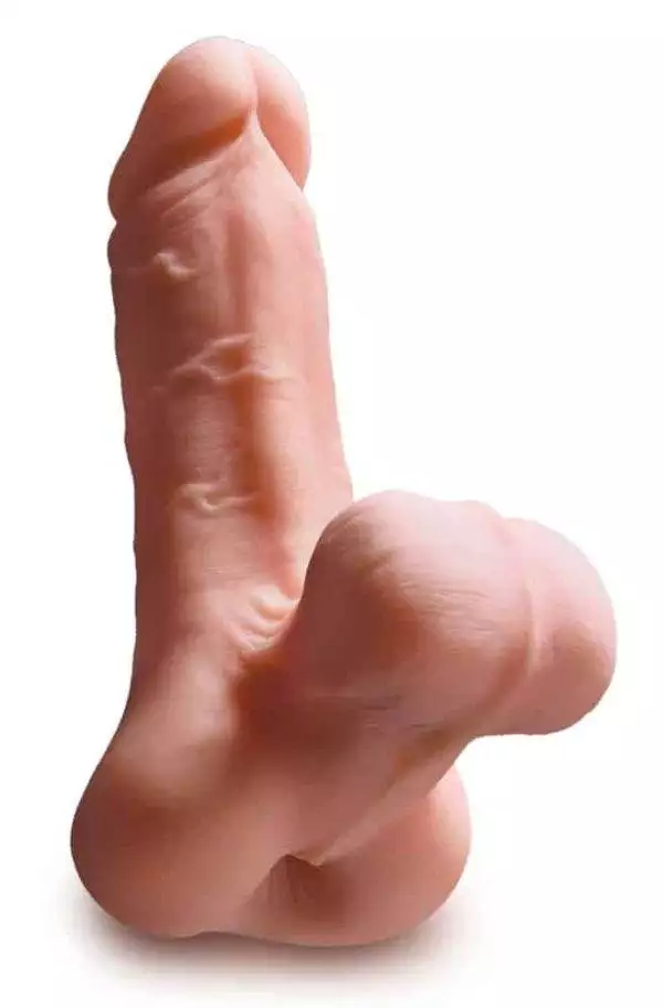 PDX Male Super-Masturbator mit Noppenstruktur und realistischen Hoden