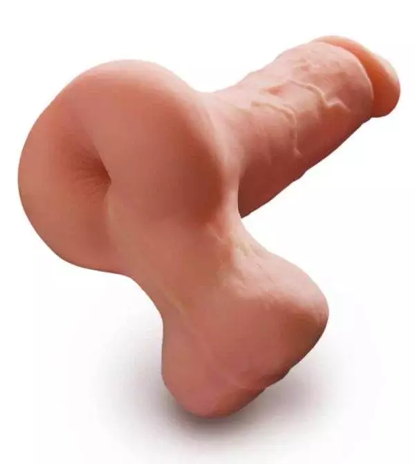 PDX Male Super-Masturbator mit Noppenstruktur und realistischen Hoden