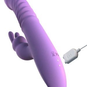 Fantasy For Her Häschen - Rabbitvibrator mit Heiz- und Stoßfunktion Flieder