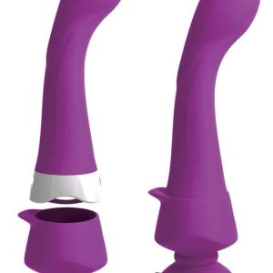 Threesome G-Zonen-Beglücker. Vibrator mit Fernbedienung und G-Punkt-Spitze. 10 Vibrationsmodi. Inkl. USB-Ladekabel.