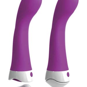 Threesome G-Zonen-Beglücker. Vibrator mit Fernbedienung und G-Punkt-Spitze. 10 Vibrationsmodi. Inkl. USB-Ladekabel.