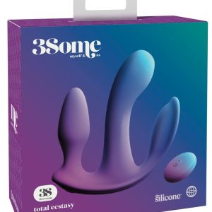 Threesome Triple Pleasure - Vibrator mit Klitorisstimulator und Analplug