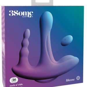 Threesome Vibrator - Dreifache Stimulation, 10 Vibrationsmodi, Fernbedienung