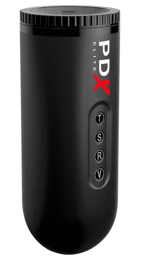 PDX Elite - Automatischer Masturbator Schwarz/Transparent