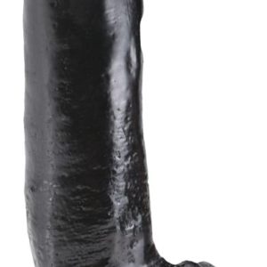 King Cock FlexiVibe Hautfarben dunkel/Schwarz