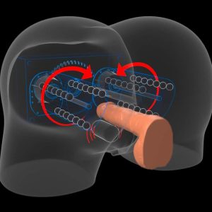 PDX Elite Doggy Style Torso - Vibration & Melk-Funktion Light