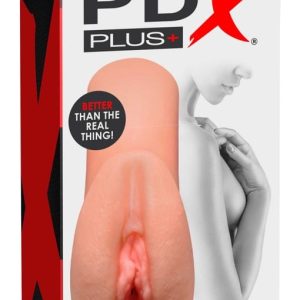 PDX Plus Vagina-Masturbator mit Stimulationsrillen