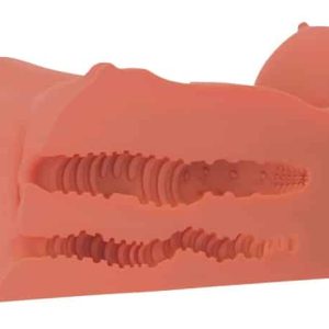 PDX Plus Masturbator-Torso DD Cup - Realistisches Sexspielzeug Tan