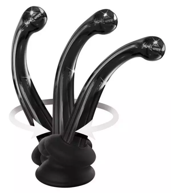 Icicles Glasdildo - Kurviges Design für G-/P-Punkt-Stimulation