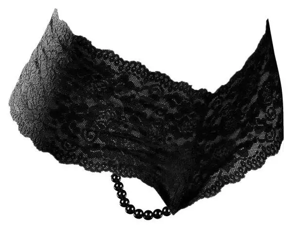 HookUp Panties - Spitzen-String mit Doppel-Perlenkette HookUp Panties - Spitzen-String mit Doppel-Perlenkette