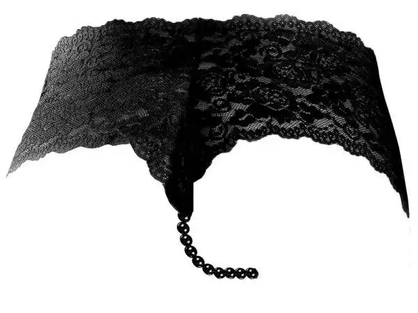 HookUp Panties - Spitzen-String mit Doppel-Perlenkette HookUp Panties - Spitzen-String mit Doppel-Perlenkette