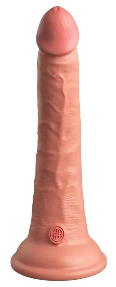 King Cock Elite Dildo 7" Dual Density - Lebensechte Penisoptik Light