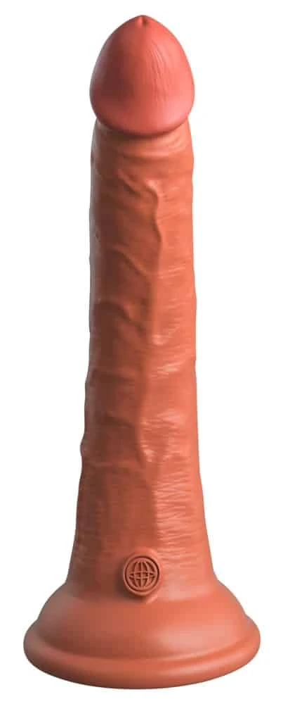 King Cock Elite Dildo 7" Dual Density - Lebensechte Penisoptik Tan