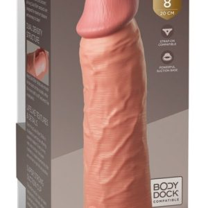 King Cock Elite - Dual Density Dildo 8" - Lebensechte Penisoptik Light