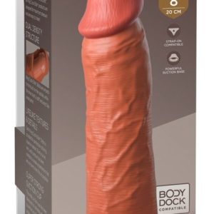 King Cock Elite - Dual Density Dildo 8" - Lebensechte Penisoptik Tan