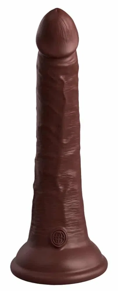 King Cock Elite Naturvibrator 7" mit Fernbedienung Brown King Cock Elite Naturvibrator 7" mit Fernbedienung Brown