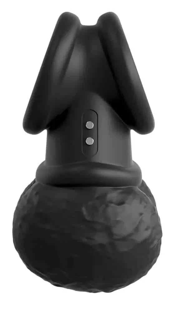 King Cock Elite - The Crown Jewels. Penisring mit schwingenden Vibro-Hoden.