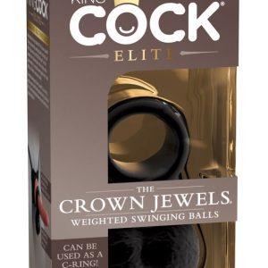 King Cock Elite - Schwingende Hoden für Penis, Dildo oder Vibrator