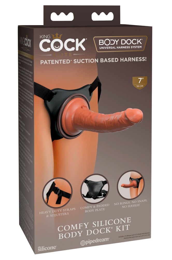 King Cock Elite - Comfy Silicone Body Dock Kit