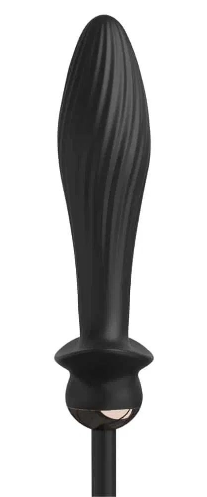 Anal Fantasy Elite - Auto-Throb Inflatable Plug, aufpumpbarer Analvibrator Schwarz