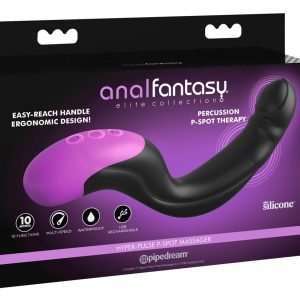 Anal Fantasy Elite - Hyper-Pulse P-Spot Massager: Perfekte Prostata-Stimulation Schwarz/Lila