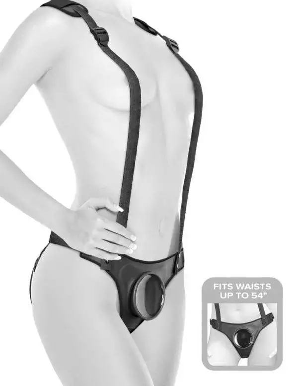 Body Dock Strap-On Suspenders - Komfortabler Umschnallgurt mit Silikon-Andockplatte