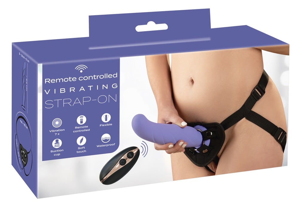 You2Toys RC Vibrating Strap-On - Lesbische Stoßvergnügen und Pegging