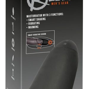 Rebel Masturbator mit Wärmefunktion und 10 Vibrationsmodi