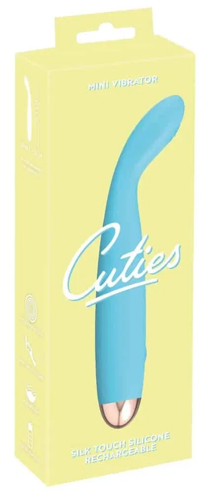 05511200000_verp Cuties Mini Vibrator Blue 2.G - Zweite Generation mit flexibler Reizstruktur Hellblau/Rosegold