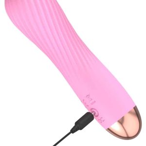 Cuties Mini Vibrator Rose 2.G - Wasserdicht, 7 Vibrationsmodi, inkl. USB-Ladekabel Rosa/Rosegold