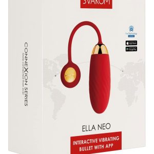 SVAKOM Ella Neo - Interaktives Vibro-Kugelvergnügen Rot/Gold