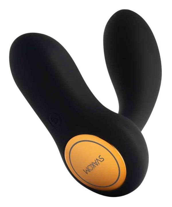 SVAKOM Vick Neo - Leiser Analvibrator für Prostata & Perineum Schwarz/Gold