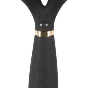 Couples Choice Flexi-Vibrator - Vielseitiges Toy mit 3 Motoren und biegsamen Armen Schwarz/Gold