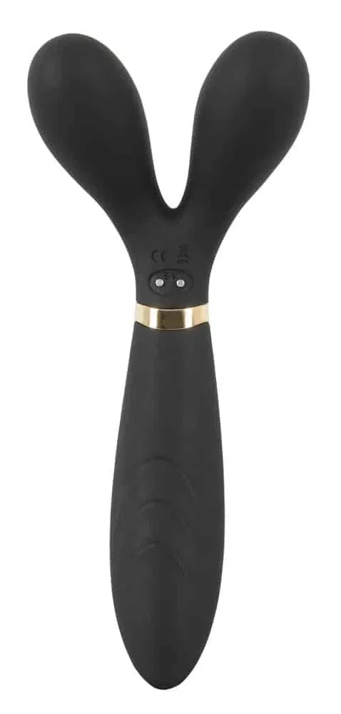 Couples Choice Flexi-Vibrator - Vielseitiges Toy mit 3 Motoren und biegsamen Armen Schwarz/Gold