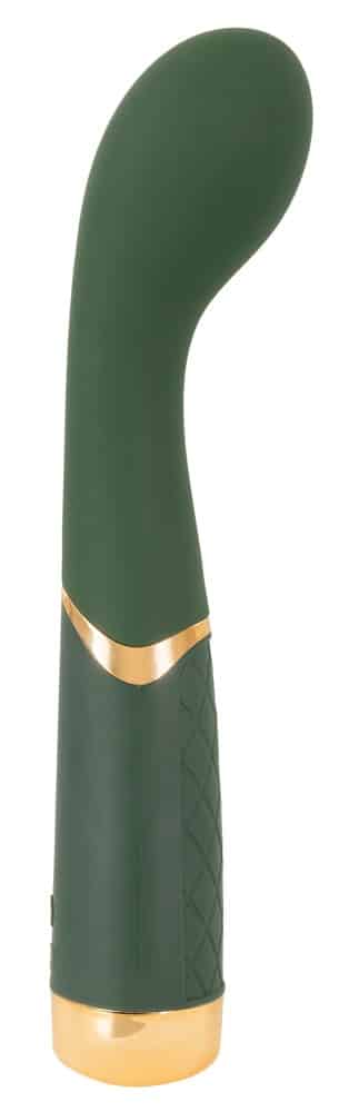 Emerald Love - Luxus G-Punkt Vibrator Grün/Gold