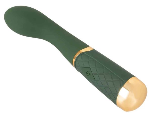 Emerald Love - Luxus G-Punkt Vibrator Grün/Gold