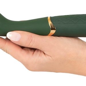 Emerald Love - Luxus G-Punkt Vibrator Grün/Gold