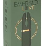 Emerald Love Luxus-Mini-Vibrator mit 10 Vibrationsmodi Grün/Gold